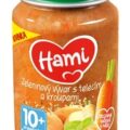 Hami príkrm Zeleninový vývar s teľacím a krúpami