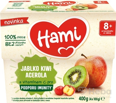 Hami 100% ovocie JABLKO KIVI ACEROLA