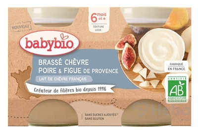 BabyBIO Brassé Z kozieho mlieka Hruška figa