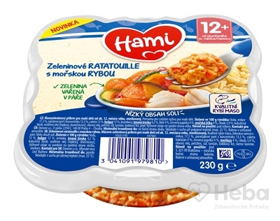 Hami príkrm Ratatouille s morskou rybou