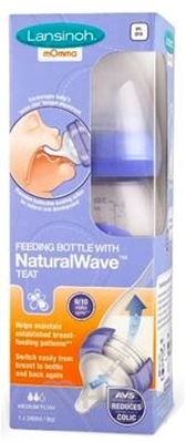 Lansinoh Dojčenská fľaša s NaturalWave cumľom