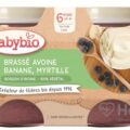 BabyBIO Brassé Z ovseného mlieka banán čučoriedka