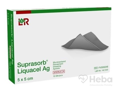 Suprasorb Liquacel Ag Krytie na rany