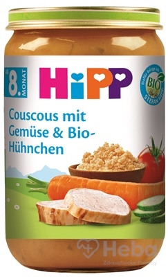 HiPP BIO Kuskus so zeleninou a kuracie mäso