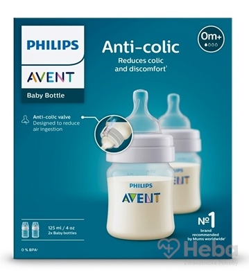 AVENT FĽAŠA Anti-colic 125 ml