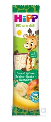 HiPP BIO Ovocná tyčinka Jablko-Banán-Ovos