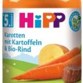 HiPP BIO Mrkva, zemiaky a BIO hovädzie mäso