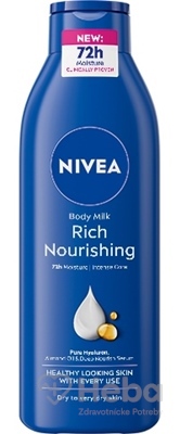 NIVEA Výživné telové mlieko