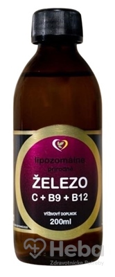 Zdravý svet Lipozomálne ŽELEZO + C + B9 + B12
