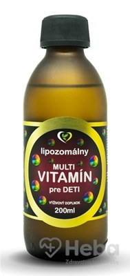 Zdravý svet Lipozomálny MULTIVITAMÍN pre DETI
