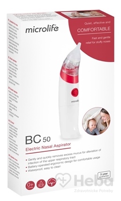 MICROLIFE BC 50 ELEKTRICKÁ ODSÁVAČKA HLIENOV