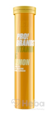 PRO!BRANDS Vitamín C Citrón
