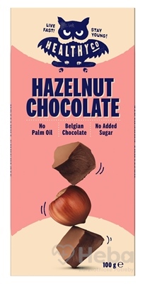 HealthyCo ČOKOLÁDA Mliečna Oriešková