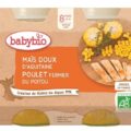BabyBIO Sladká kukurica s kuracím mäsom