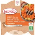BabyBIO Batáty s mäsom z perličky a slivkami