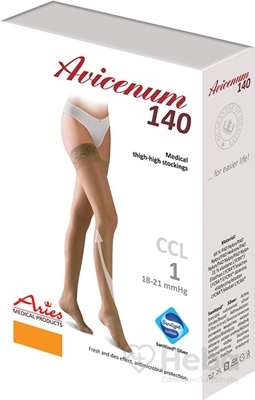 AVICENUM 140 Stehenné pančuchy Jemné