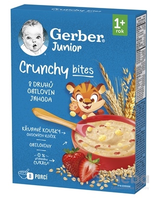 Gerber Junior Nemliečna kaša s chrumkavými kúskami