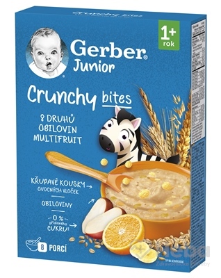 Gerber Junior Nemliečna kaša s chrumkavými kúskami