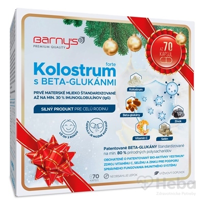 Barny's KOLOSTRUM s beta-glukánmi forte