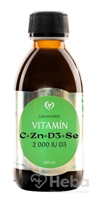 Zdravý svet Lipozomálny VITAMÍN C + Zn + D3 + Se