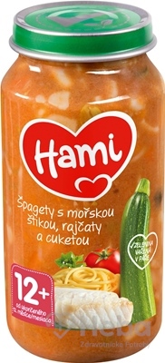 Hami príkrm Špagety s merlúzou, paradajkami