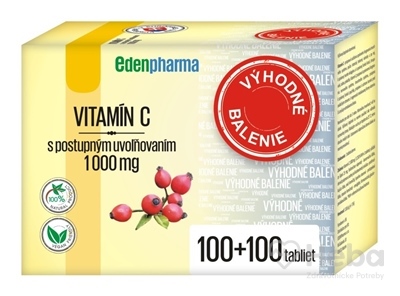 EDENPharma VITAMÍN C 1000 mg (Výhodné balenie)