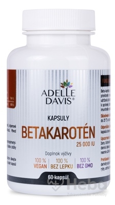 Adelle Davis BETAKAROTÉN 25000 IU