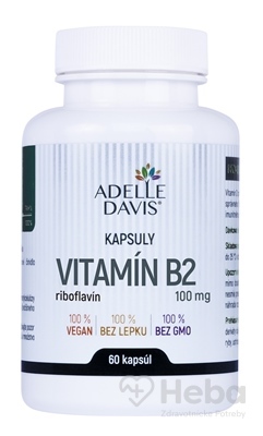 Adelle Davis VITAMÍN B2, riboflavín 100 mg