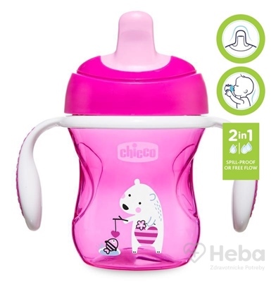 CHICCO Hrnček Training s držadlami 200 ml