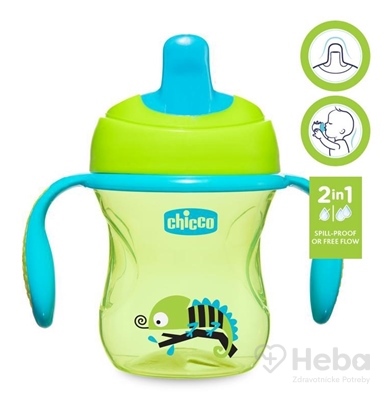 CHICCO Hrnček Training s držadlami 200 ml
