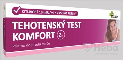 Slovakiapharm TEHOTENSKÝ TEST KOMFORT
