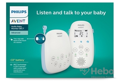 Philips AVENT DECT audio BABY MONITOR