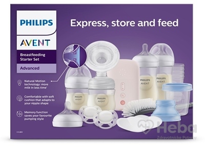 AVENT Elektr. ODSÁVAČKA MLIEKA Advanced sada