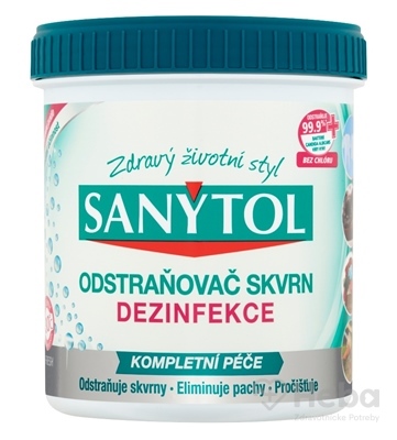 SANYTOL DEZINFEKCIA ODSTRAŇOVAČ ŠKVŔN