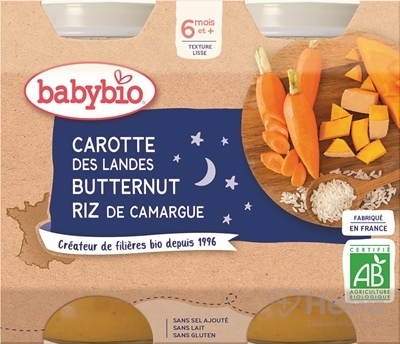 BabyBIO Mrkva tekvica ryža