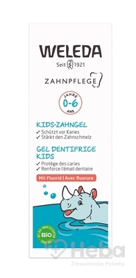 WELEDA Detský zubný gél s fluoridom