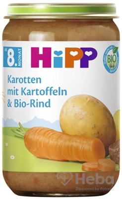 HiPP Príkrm BIO Zemiaky, zelenina a hovädzie mäso