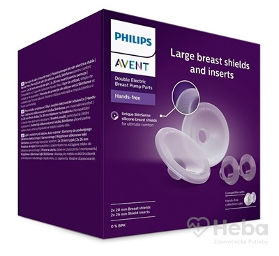 AVENT Hands-Free Nadstavce a vložky L