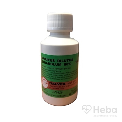 SPIRITUS DILUTUS / ETHANOLUM 60% - GALVEX