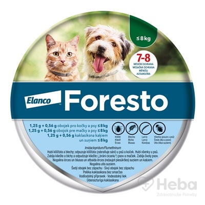 Foresto 1,25 g + 0,56 g obojok