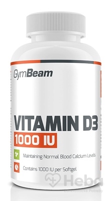 GymBeam Vitamín D3 1000 IU