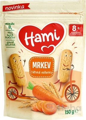 Hami sušienky Mrkva