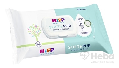 HiPP BABYSANFT SOFT & PUR Čistiace vlhčené obrúsky