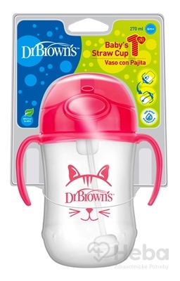 Dr.BROWN´S HRNČEK SO SLAMKOU 270 ml