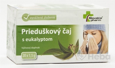 Slovakiapharm Prieduškový čaj s eukalyptom