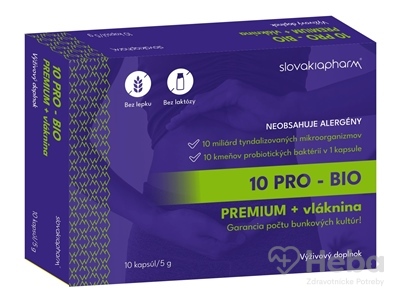 Slovakiapharm 10 PRO - BIO PREMIUM + vláknina