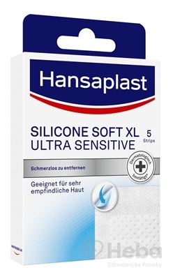 Hansaplast SILICONE SOFT XL ULTRA SENSITIVE