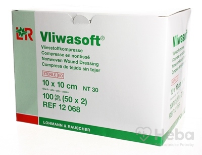 VLIWASOFT KOMPRESY STERILNÉ 10x10 cm