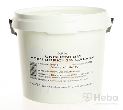 UNGUENTUM ACIDI BORICI 3% GALVEX