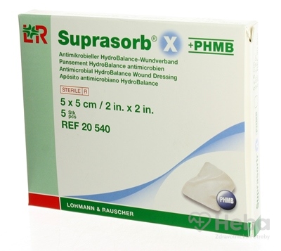 SUPRASORB X KRYTIE NA RANY + PHMB